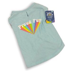 YOULY Blue Lightweight Proud Pup Dog Shirt - Medium
